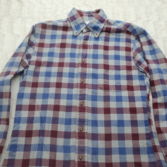 Brooks Brothers Men's Regent Button Down Shirt Winter Fall Thicker Cotton Small - Picture 2 of 10